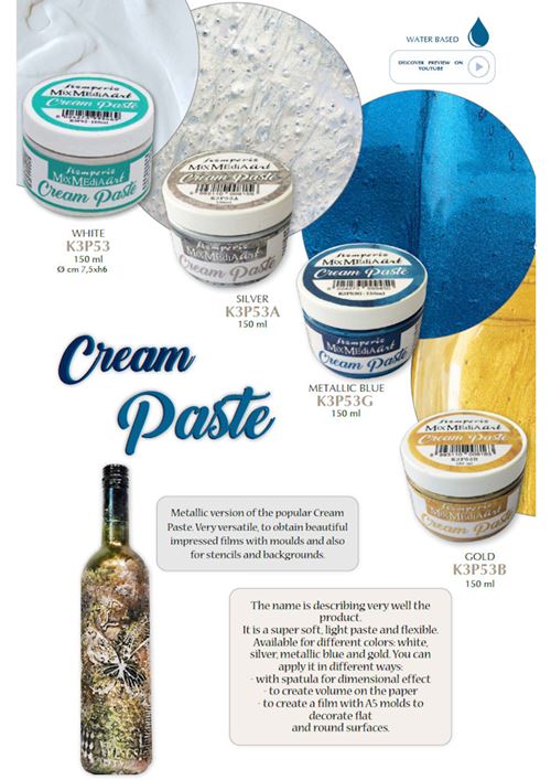 Cream Paste by Stamperia